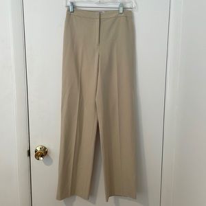 Ann Taylor LOFT Creased Trousers | Beige